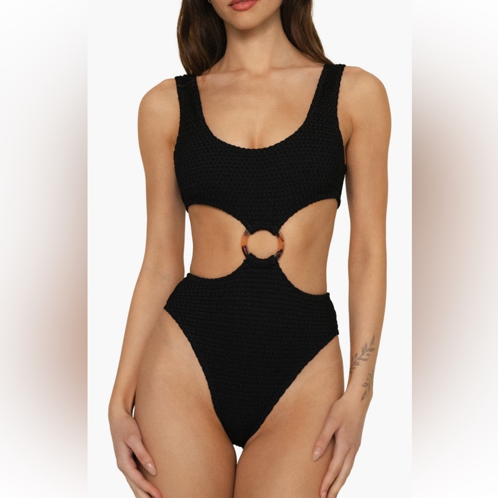 New Montce Ky Crochet One Piece Swimsuit